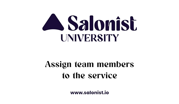 Assign team members to the service